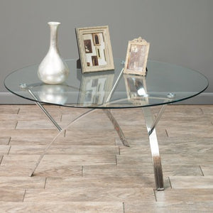 Noble Round Glass Coffee Table - EK CHIC HOME