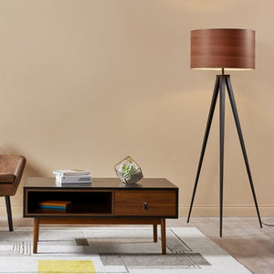 Reno Coffee Table - Black/Walnut - EK CHIC HOME