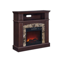 Load image into Gallery viewer, 36 inch Faux Marble Electric Fireplace Heater - EK CHIC HOME