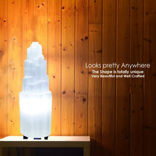 Load image into Gallery viewer, Natural Selenite Lamp (5-7 lbs), 100% Untreated Selenite Crystal - EK CHIC HOME