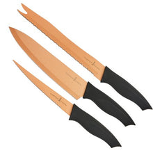 Load image into Gallery viewer, Copper Chef 3pc Cutlery Set - EK CHIC HOME