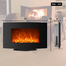 Load image into Gallery viewer, 36&quot; Electric 1500W Fireplace Heater Wall - EK CHIC HOME