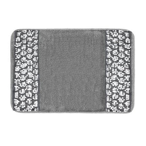 Silver Collection - 21" x 32" Bathroom Rug - EK CHIC HOME