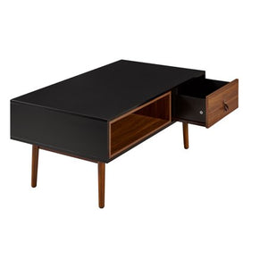 Reno Coffee Table - Black/Walnut - EK CHIC HOME