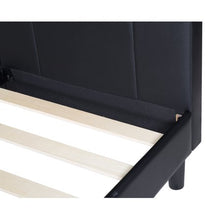 Load image into Gallery viewer, Faux Leather Platform Bed Frame - EK CHIC HOME