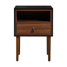 Load image into Gallery viewer, Reno Side Table - Black/Walnut - EK CHIC HOME