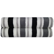 Load image into Gallery viewer, Striped Performance Bath Sheet Set, 2 Pack - EK CHIC HOME