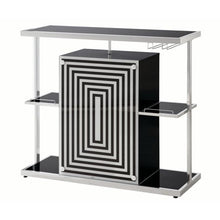 Load image into Gallery viewer, Contemporary Bar Unit, Glossy Black - EK CHIC HOME
