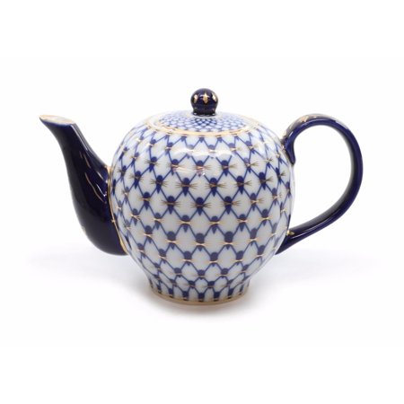 Royalty Porcelain Medium Teapot, Russian Pattern - EK CHIC HOME