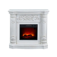 Load image into Gallery viewer, 40 inch Electric Fireplace Heater in White - EK CHIC HOME