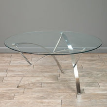 Load image into Gallery viewer, Noble Round Glass Coffee Table - EK CHIC HOME